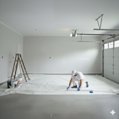 Uw garage weer als nieuw? Wij verzorgen strak schilderwerk voor wanden, plafonds en vloeren in regio Uden. Snelle service.