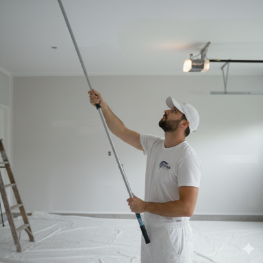 Uw garage weer als nieuw? Wij verzorgen strak schilderwerk voor wanden, plafonds en vloeren in regio Uden. Snelle service.