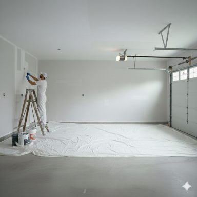 Uw garage weer als nieuw? Wij verzorgen strak schilderwerk voor wanden, plafonds en vloeren in regio Uden. Snelle service.